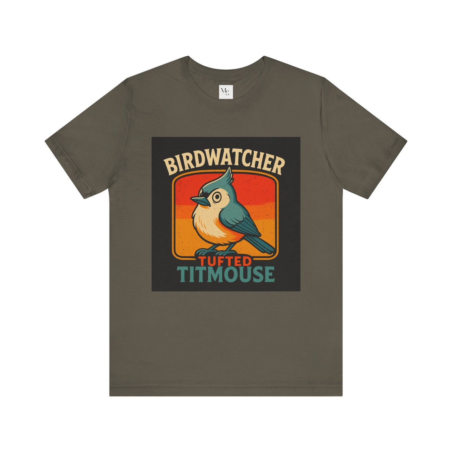 Tufted Titmouse Birdwatching T-Shirt β Cute Bird Lover Tee | Nature-Inspired Gift for Birders | Unisex Birding Shirt