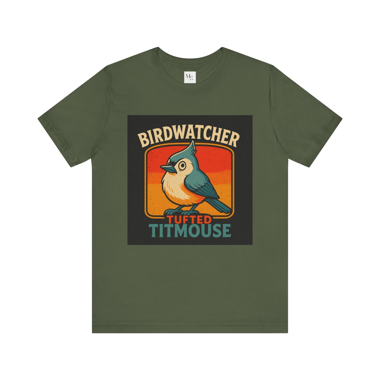 Tufted Titmouse Birdwatching T-Shirt β Cute Bird Lover Tee | Nature-Inspired Gift for Birders | Unisex Birding Shirt