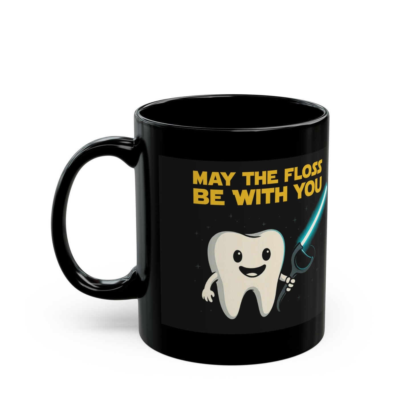 May The Floss Be With You – Mug for Dental Defenders!