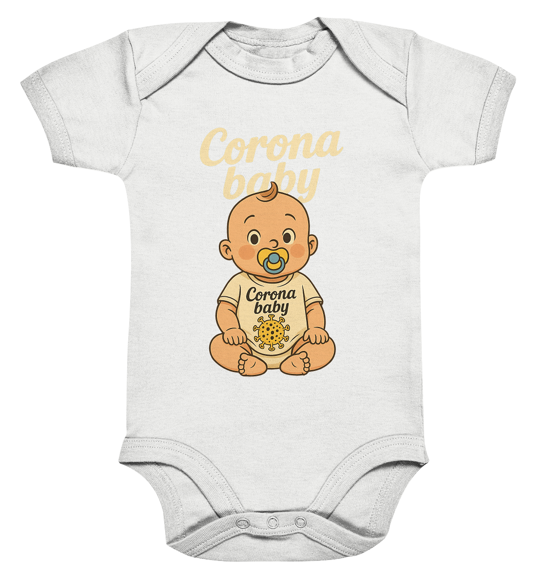 Corona baby - Organic Baby Bodysuit