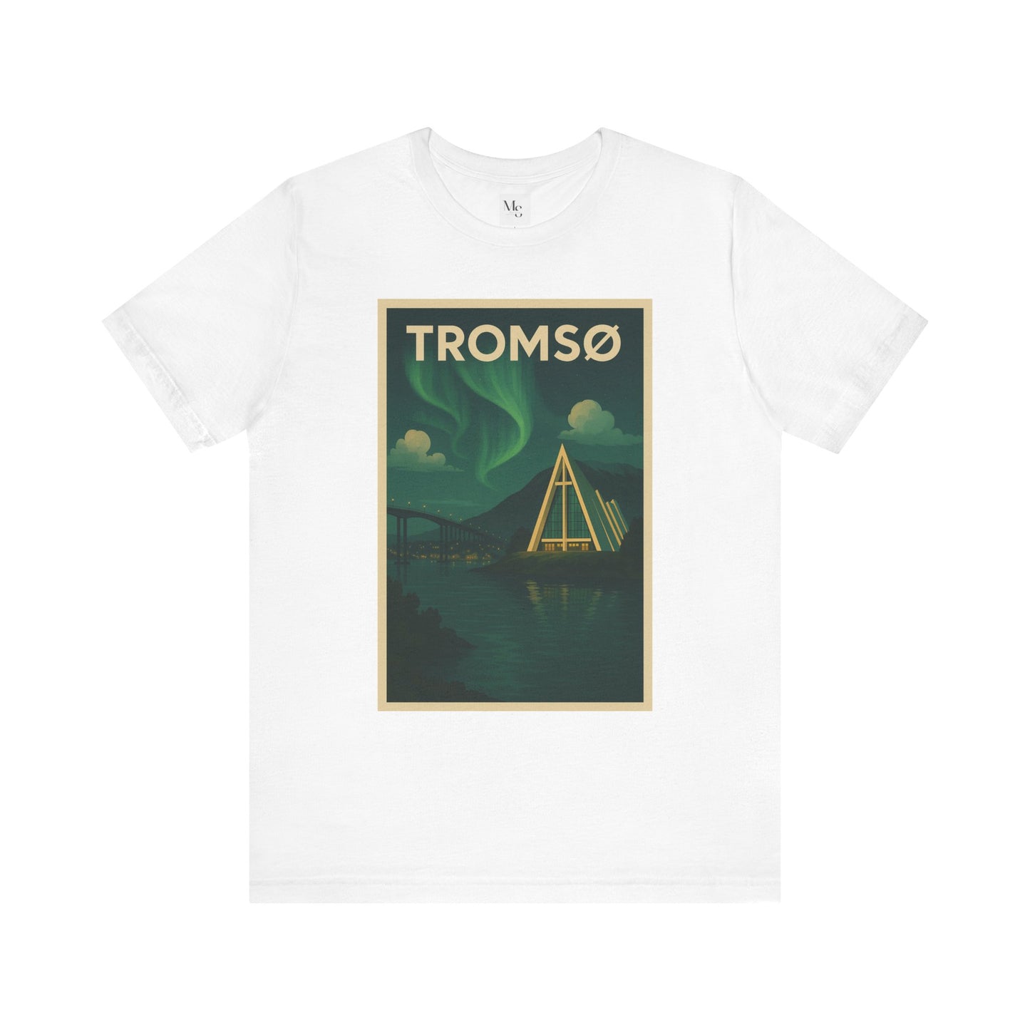 Tromsø Aurora Night Tee – Unisex Northern Lights Graphic Shirt