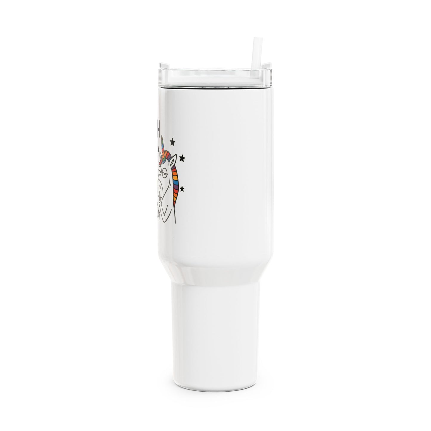 Unicorn Tumbler – Double-Wall Insulated Cup With Handle & Lid Thermos