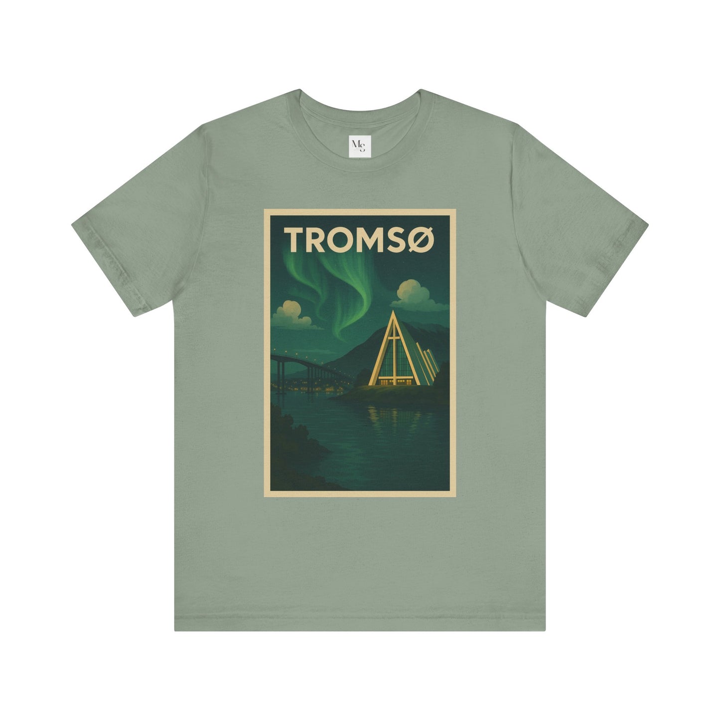 Tromsø Aurora Night Tee – Unisex Northern Lights Graphic Shirt