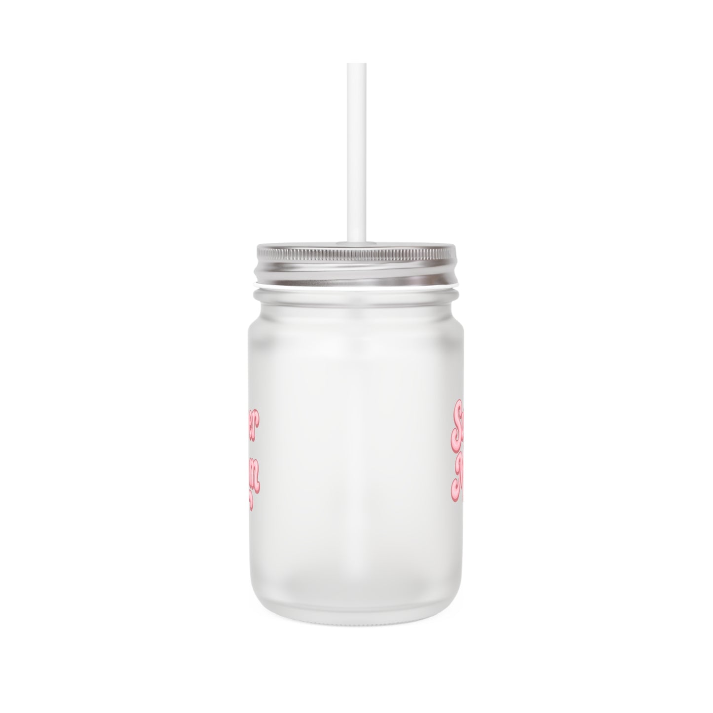 Super Mom Mason Jar with Straw – Perfect Gift for Moms!
