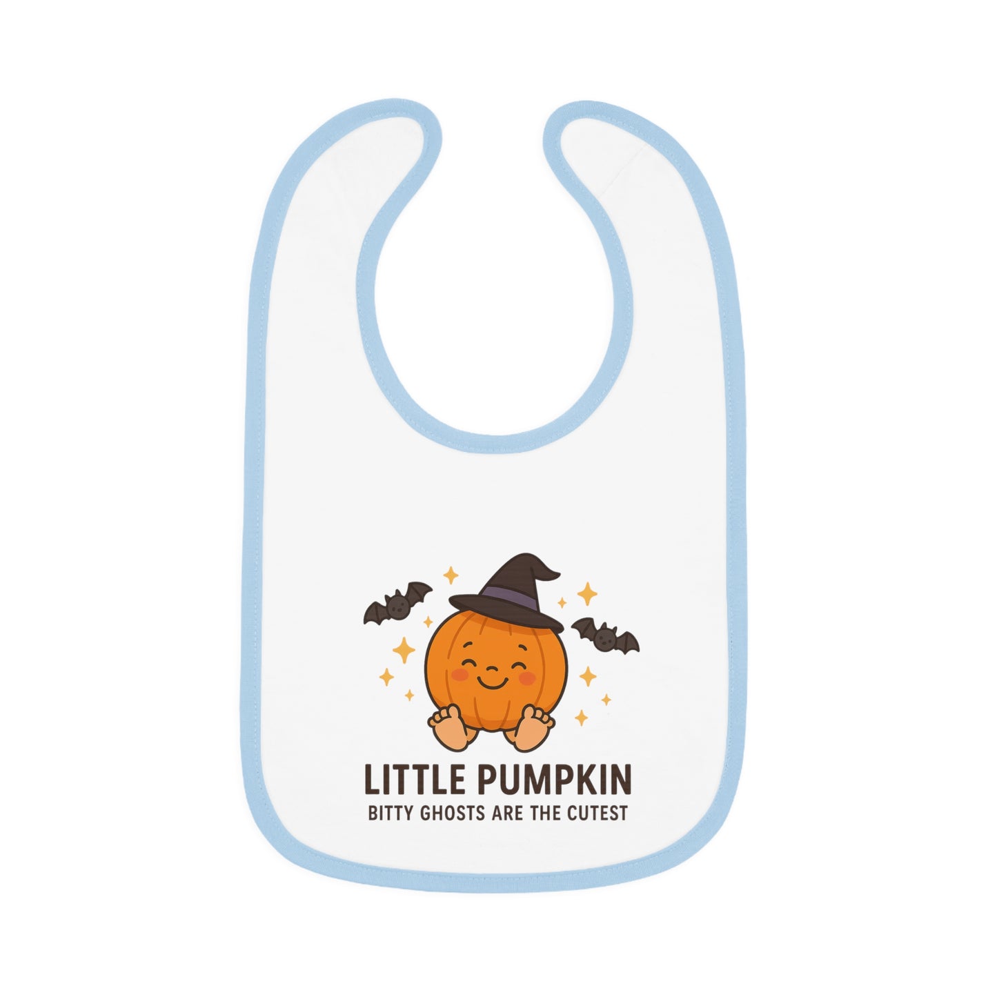 Cute Halloween Baby Bib, Adorable Pumpkin Design for Infants, Perfect for Fall Celebrations, Baby Shower Gift, Cute Kids Apparel