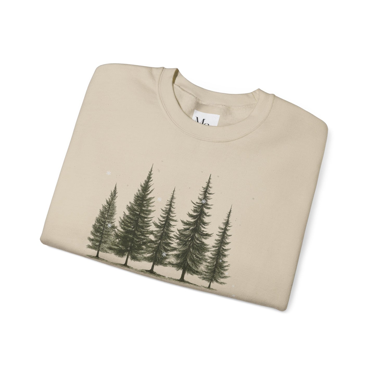 Winter Wonderland Horse Sweatshirt Rustic Winter Forest Sweater