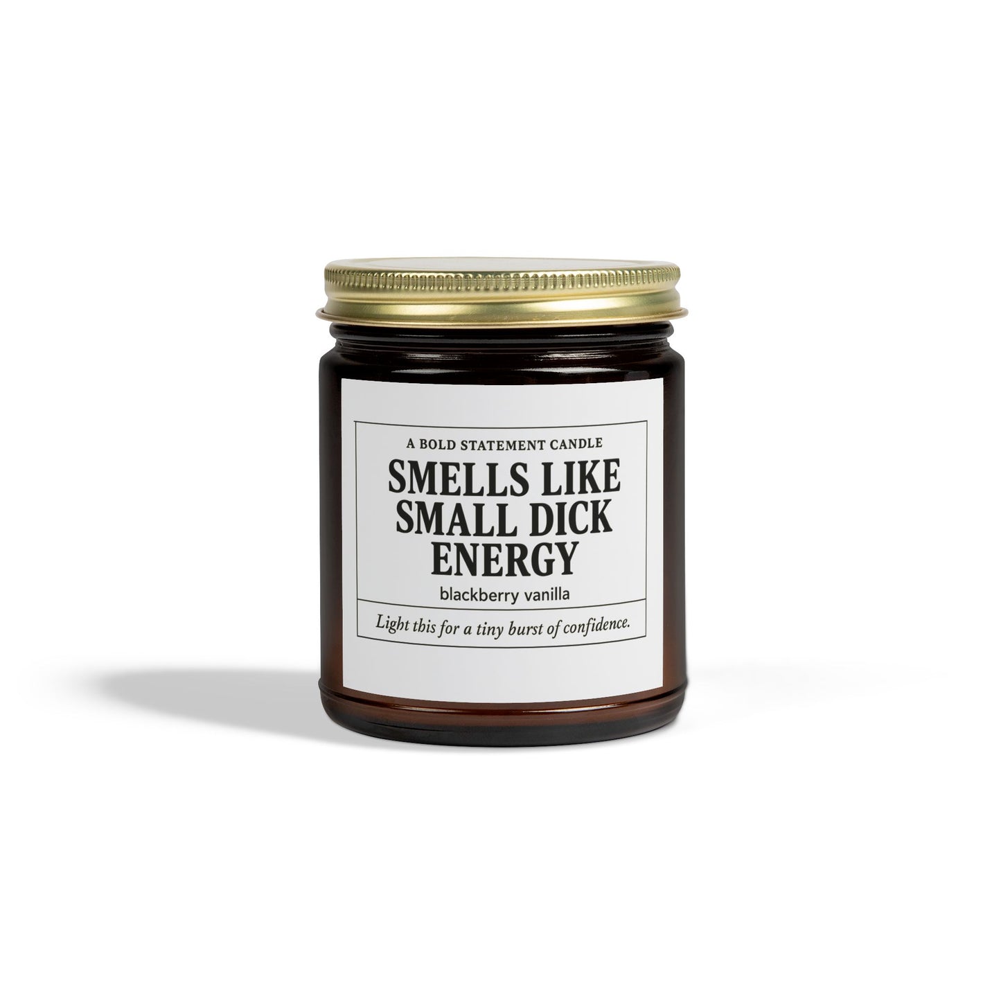 Small dick energy- scented candle, blackberry,vanilla