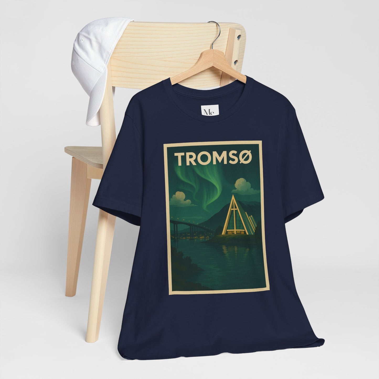 Tromsø Aurora Night Tee – Unisex Northern Lights Graphic Shirt