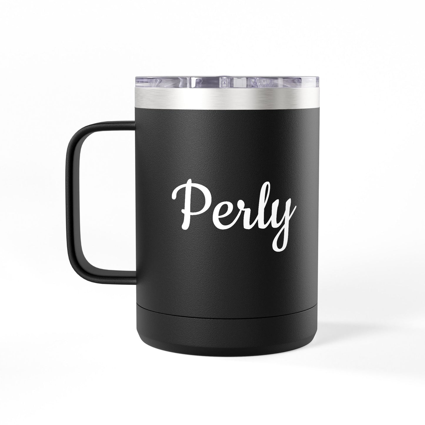 Personalized Insulated Coffee Tumbler – Custom Name 15oz Travel Mug