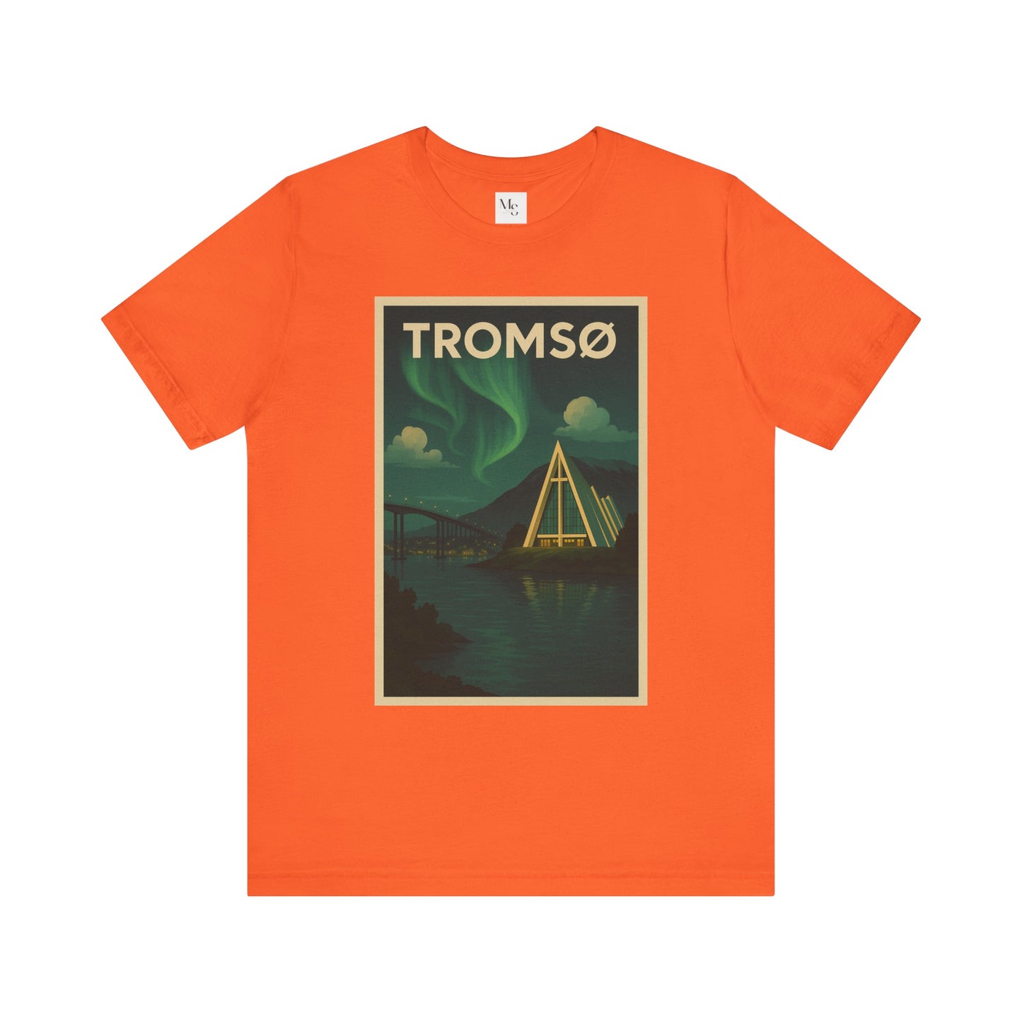 Tromsø Aurora Night Tee – Unisex Northern Lights Graphic Shirt