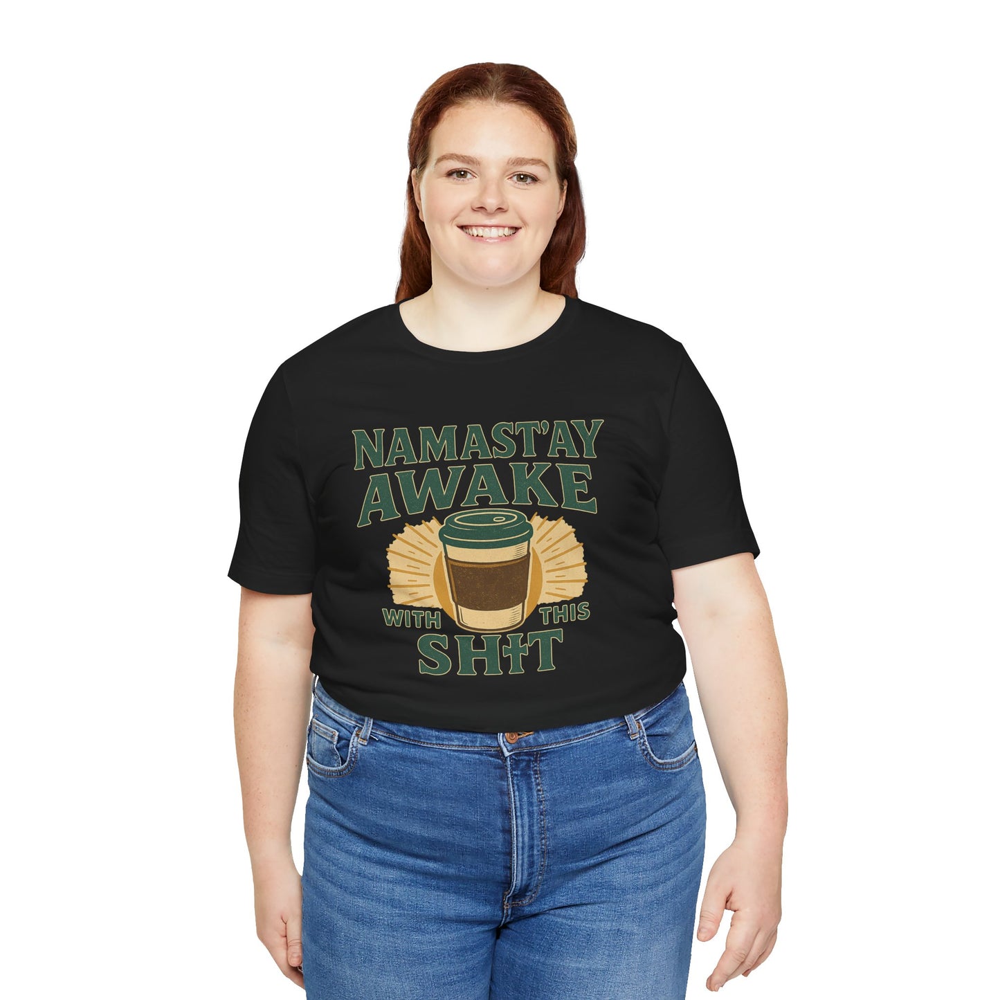 Namast'ay Awake Coffee Tee