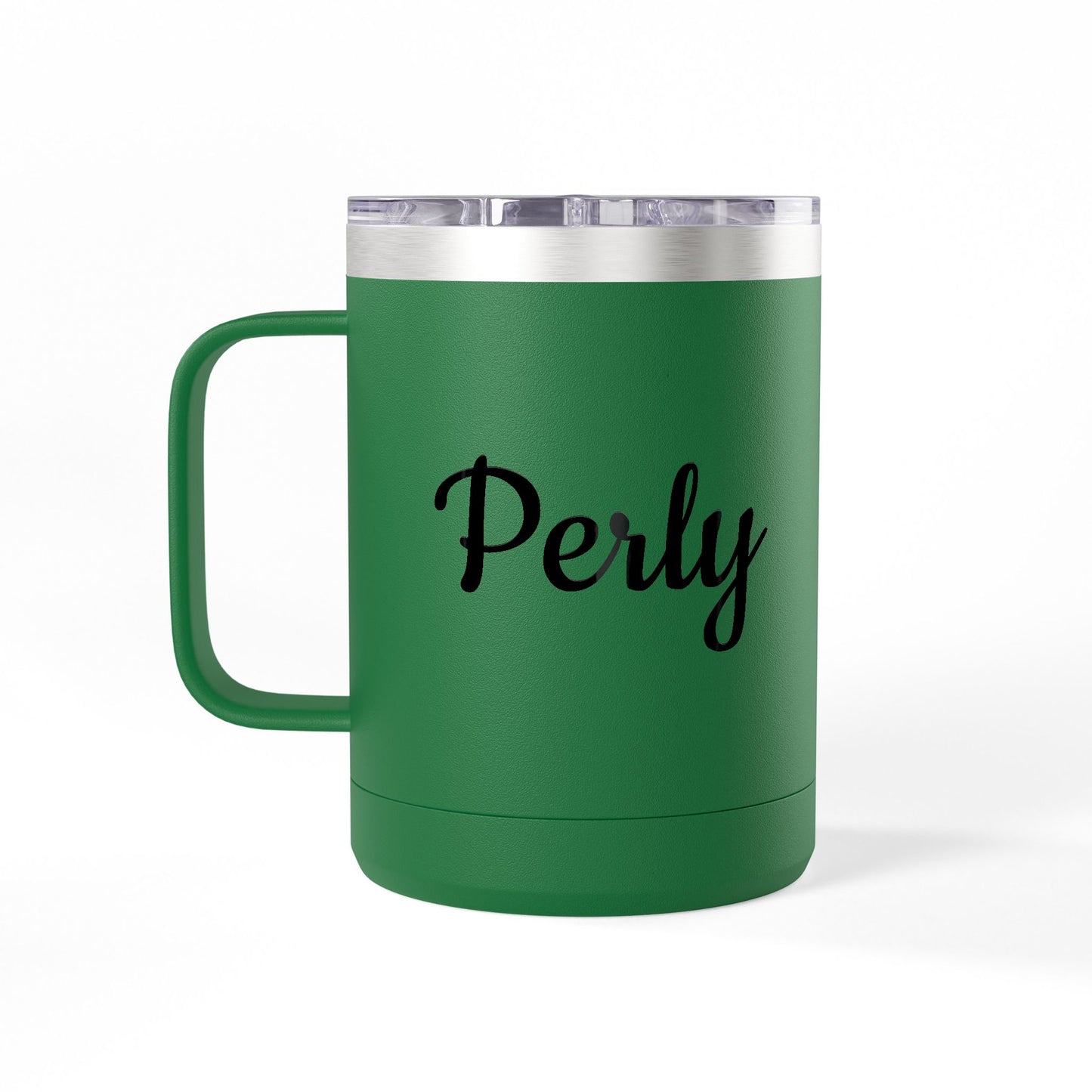 Personalized Insulated Coffee Tumbler – Custom Name 15oz Travel Mug