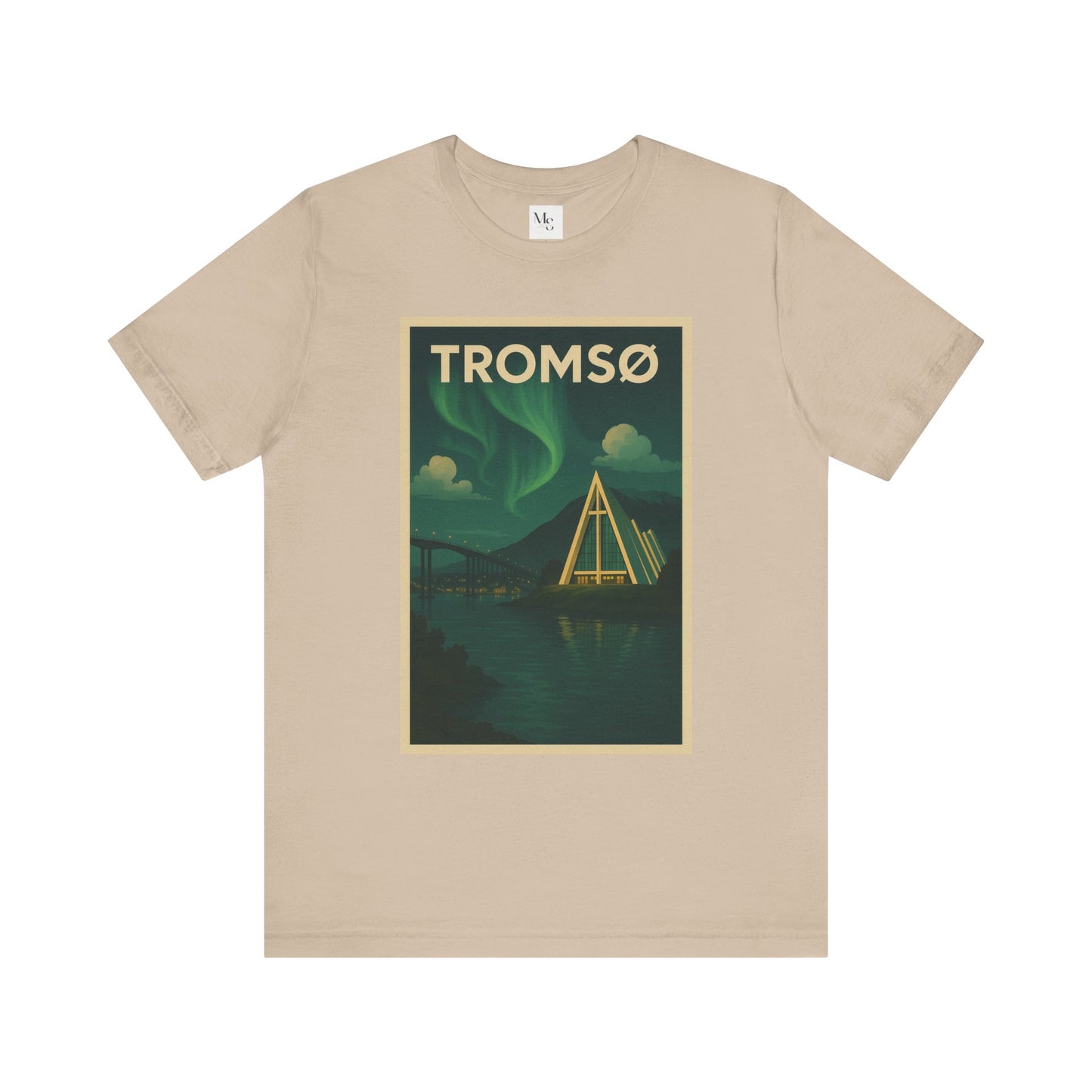 Tromsø Aurora Night Tee – Unisex Northern Lights Graphic Shirt