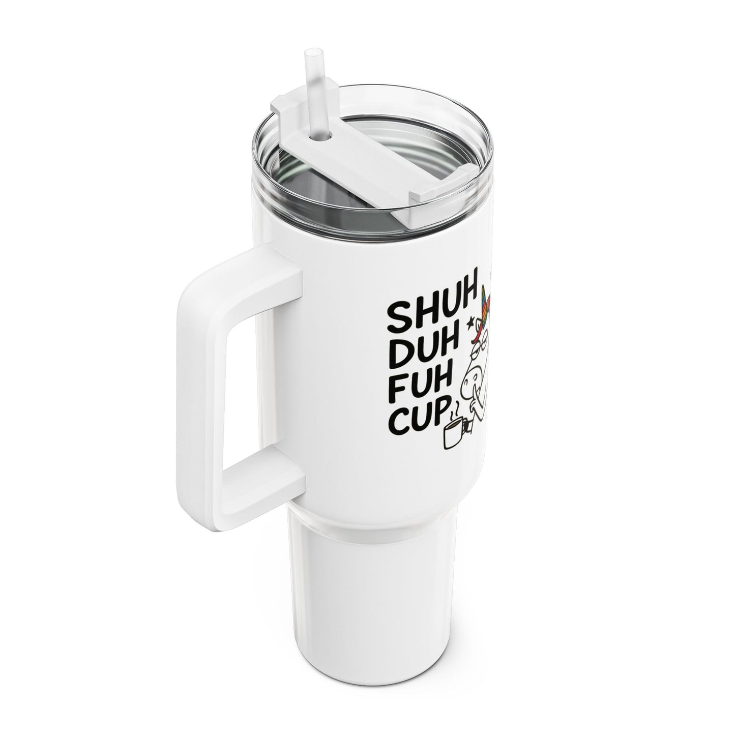 Unicorn Tumbler – Double-Wall Insulated Cup With Handle & Lid Thermos