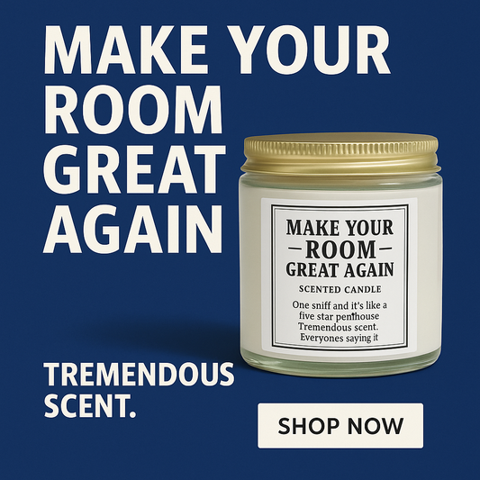 Make Your Room Great Again Scented Candle – Funny Political Gift | Soy Wax Candle | Unique Home Decor