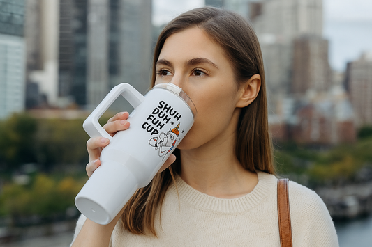 Unicorn Tumbler – Double-Wall Insulated Cup With Handle & Lid Thermos
