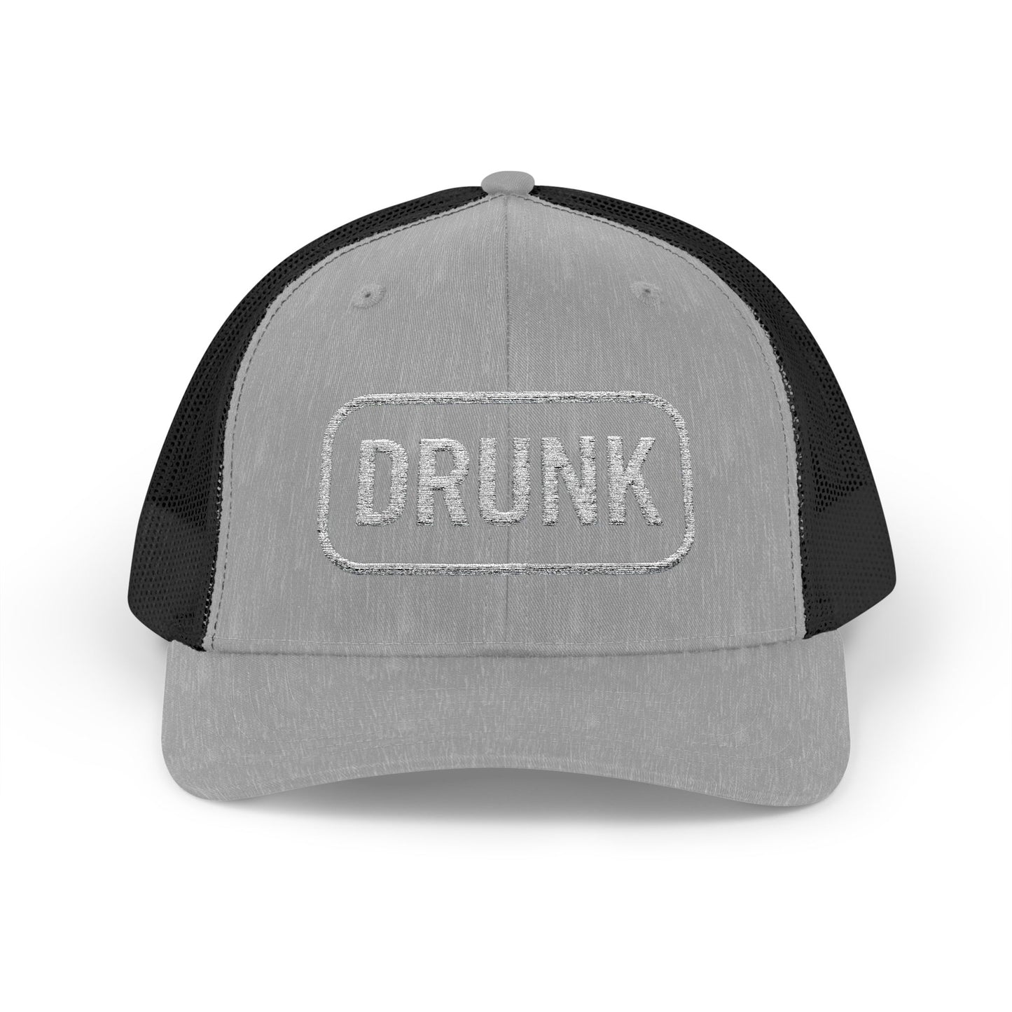Drunk Embroidered Trucker Hat – Funny Party Cap | Adjustable Mesh Back | Novelty Gift for Adults