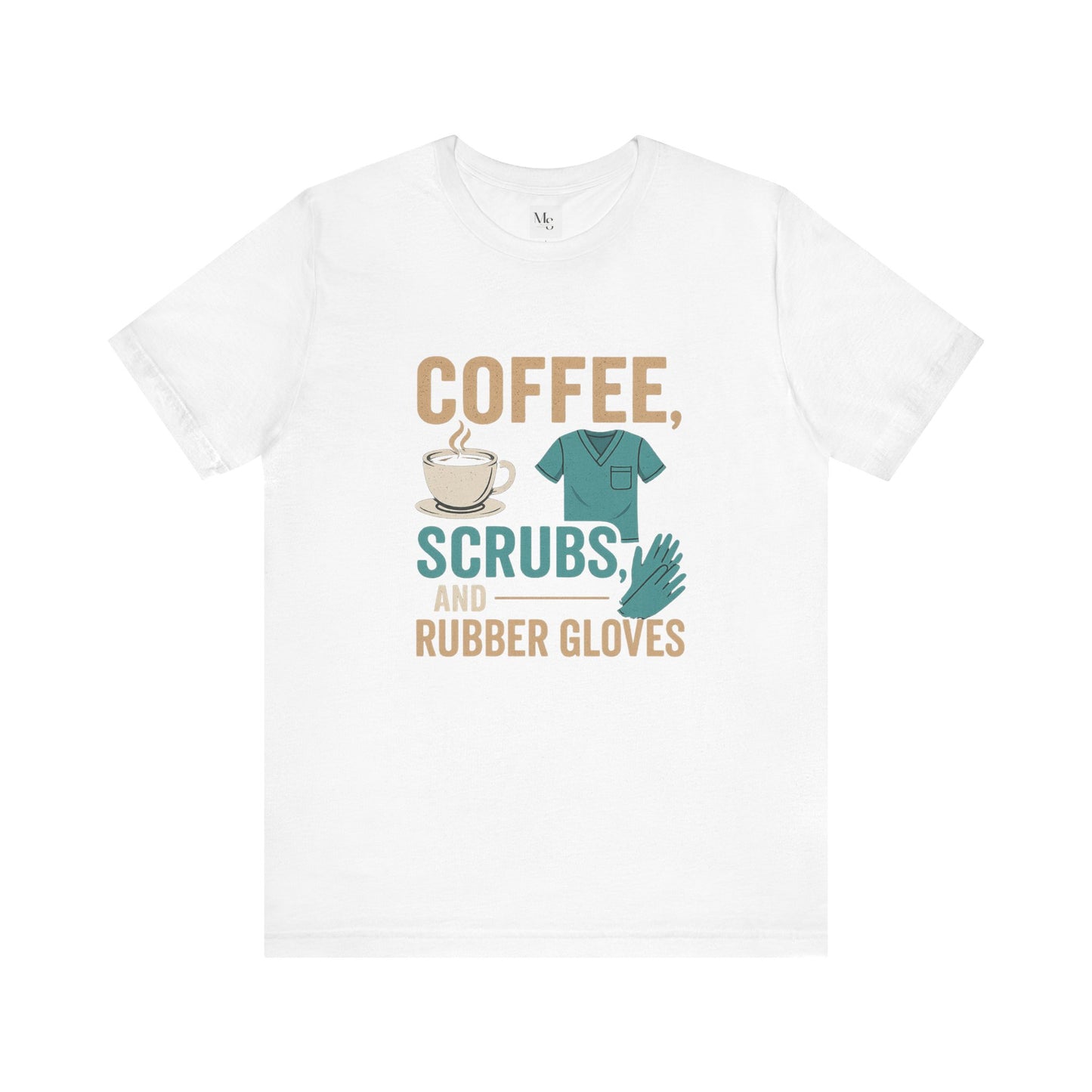 Coffee, scrubs and rubber gloves