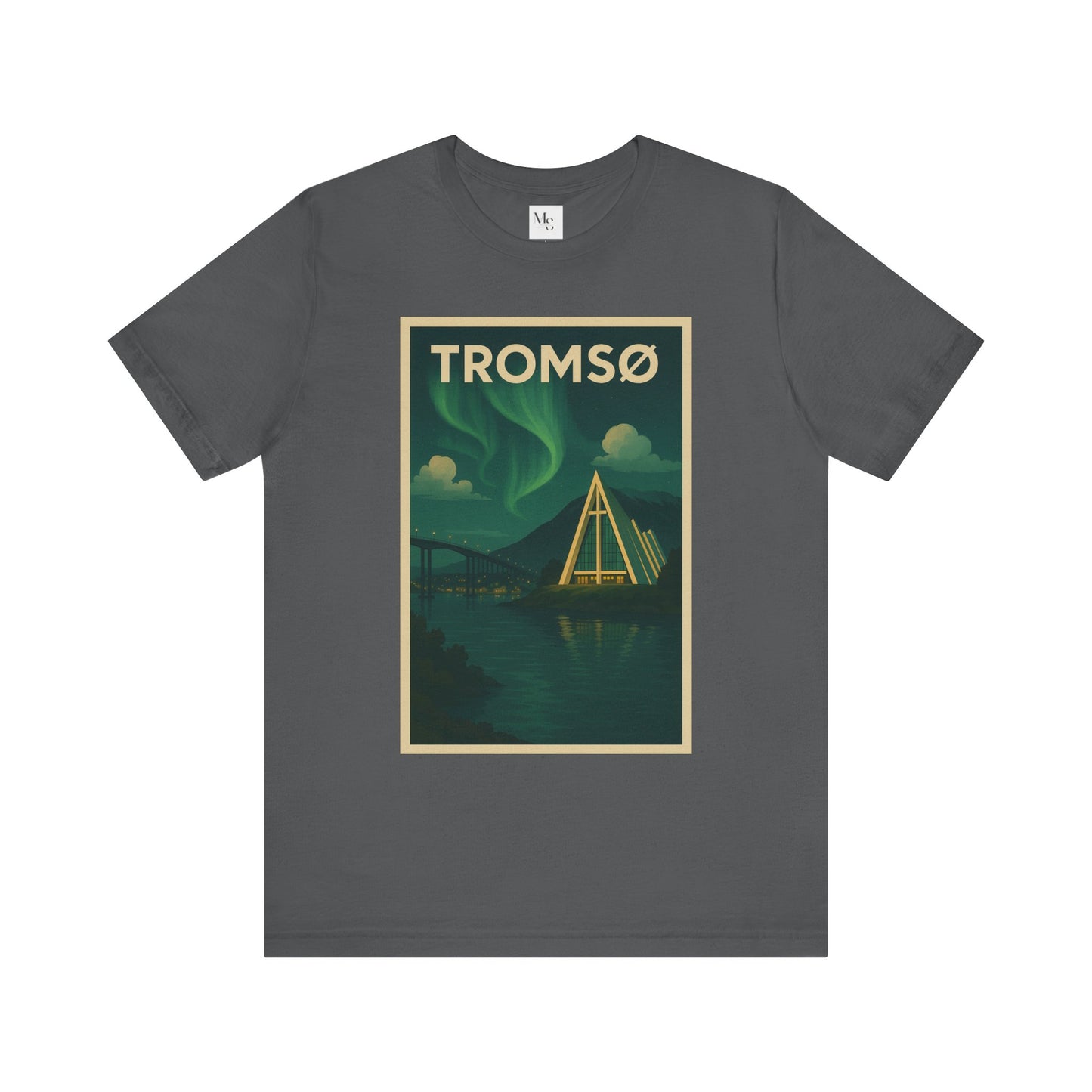 Tromsø Aurora Night Tee – Unisex Northern Lights Graphic Shirt