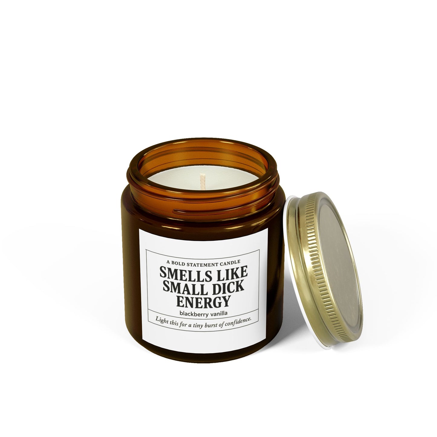 Small dick energy- scented candle, blackberry,vanilla