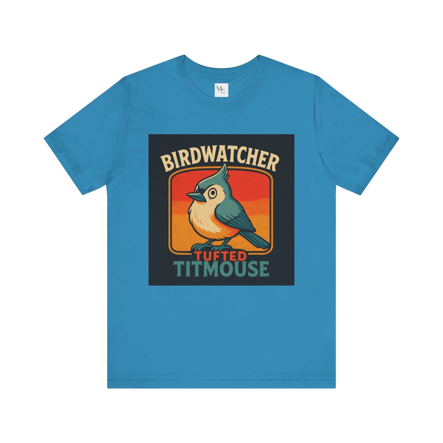 Tufted Titmouse Birdwatching T-Shirt – Cute Bird Lover Tee | Nature-Inspired Gift for Birders | Unisex Birding Shirt