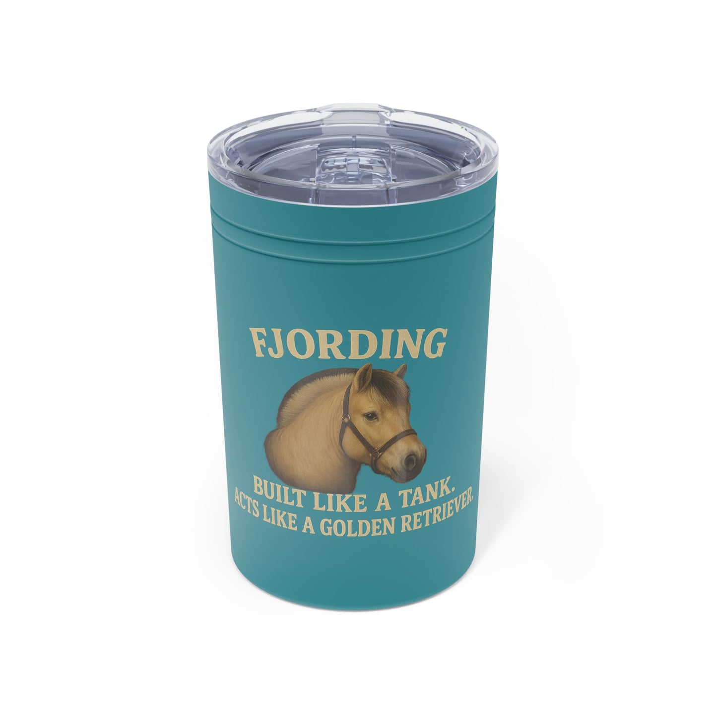 Fjord Horse Insulated Tumbler, 11oz - Travel Mug, Coffee Cup, Horse Lover Gift, Stainless Steel Tumbler