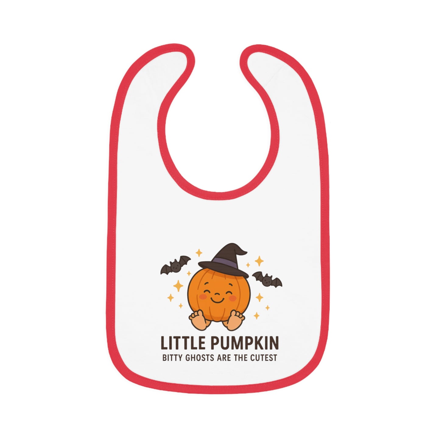 Cute Halloween Baby Bib, Adorable Pumpkin Design for Infants, Perfect for Fall Celebrations, Baby Shower Gift, Cute Kids Apparel
