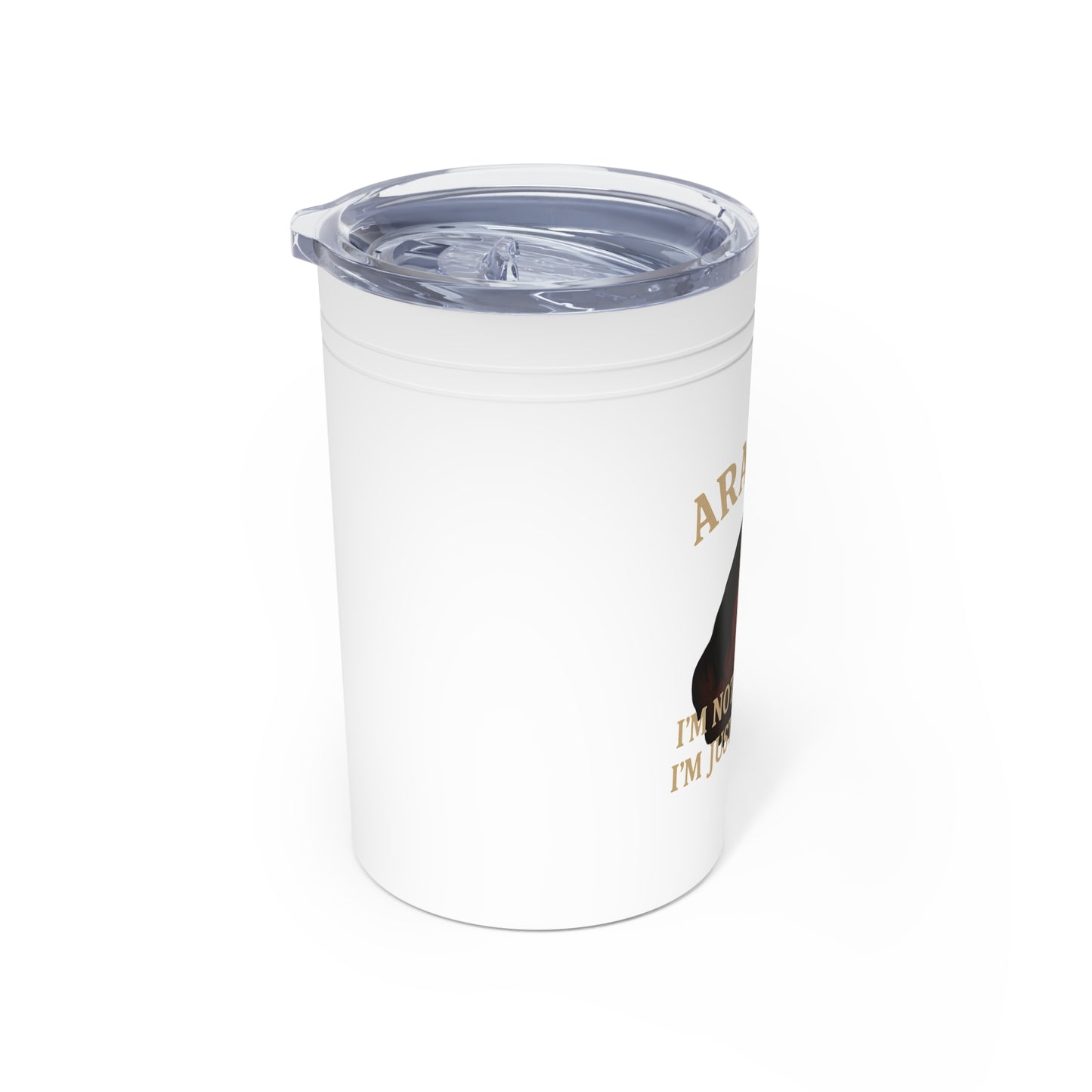 Arabian Horse Themed Tumbler | Spirited Horse Lover Gift | 11oz Insulated Travel Mug | Equestrian Accessory | Cool Gift for Horse Owners