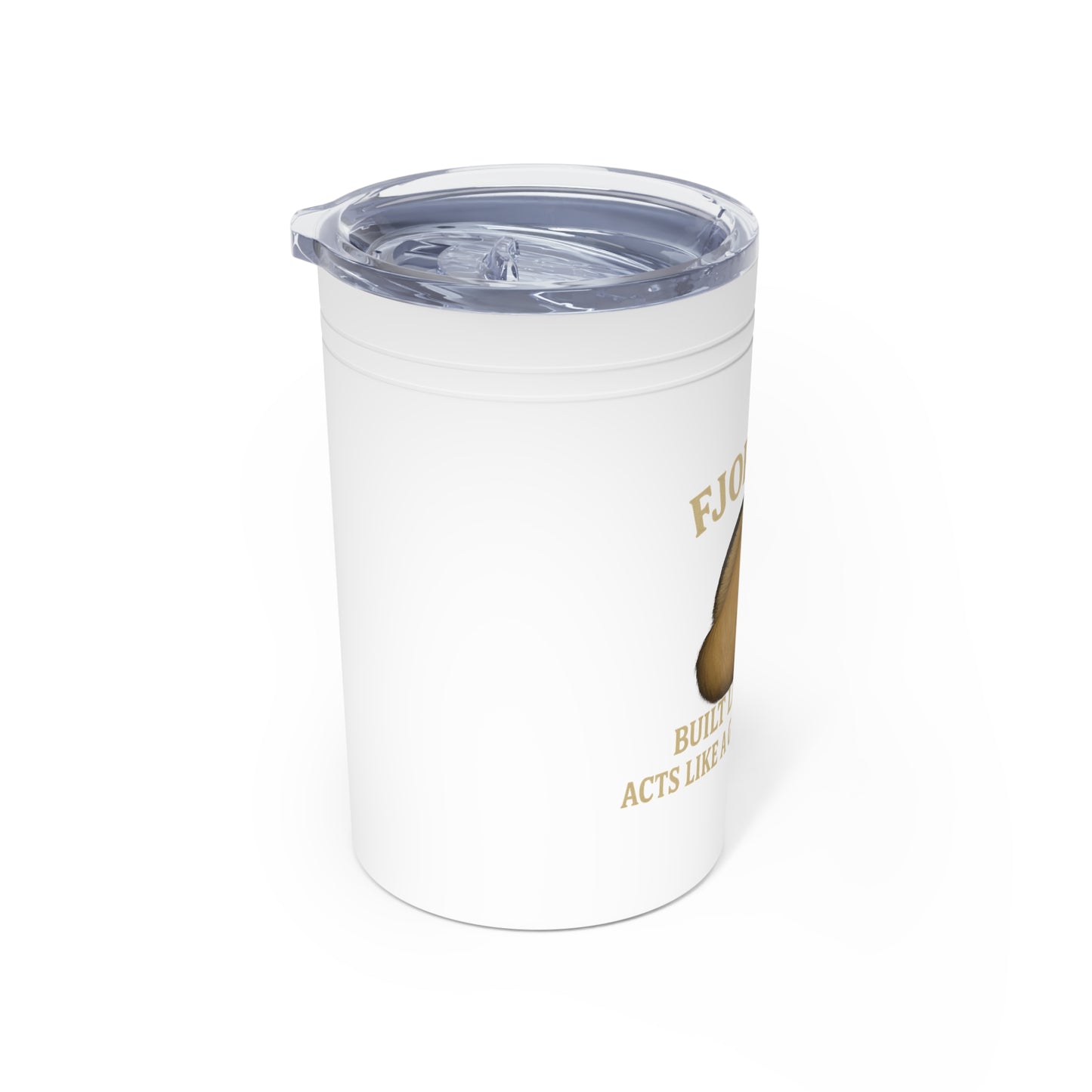 Fjord Horse Insulated Tumbler, 11oz - Travel Mug, Coffee Cup, Horse Lover Gift, Stainless Steel Tumbler