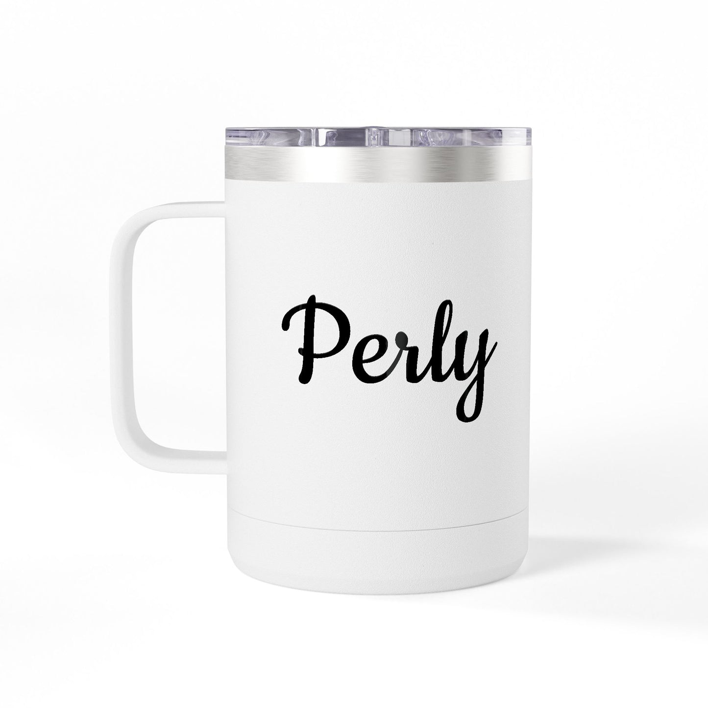 Personalized Insulated Coffee Tumbler – Custom Name 15oz Travel Mug