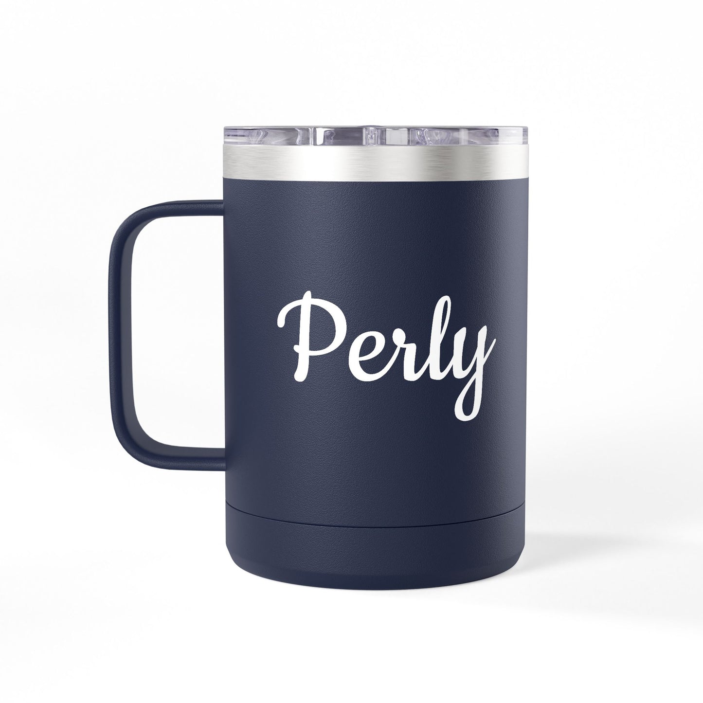 Personalized Insulated Coffee Tumbler – Custom Name 15oz Travel Mug