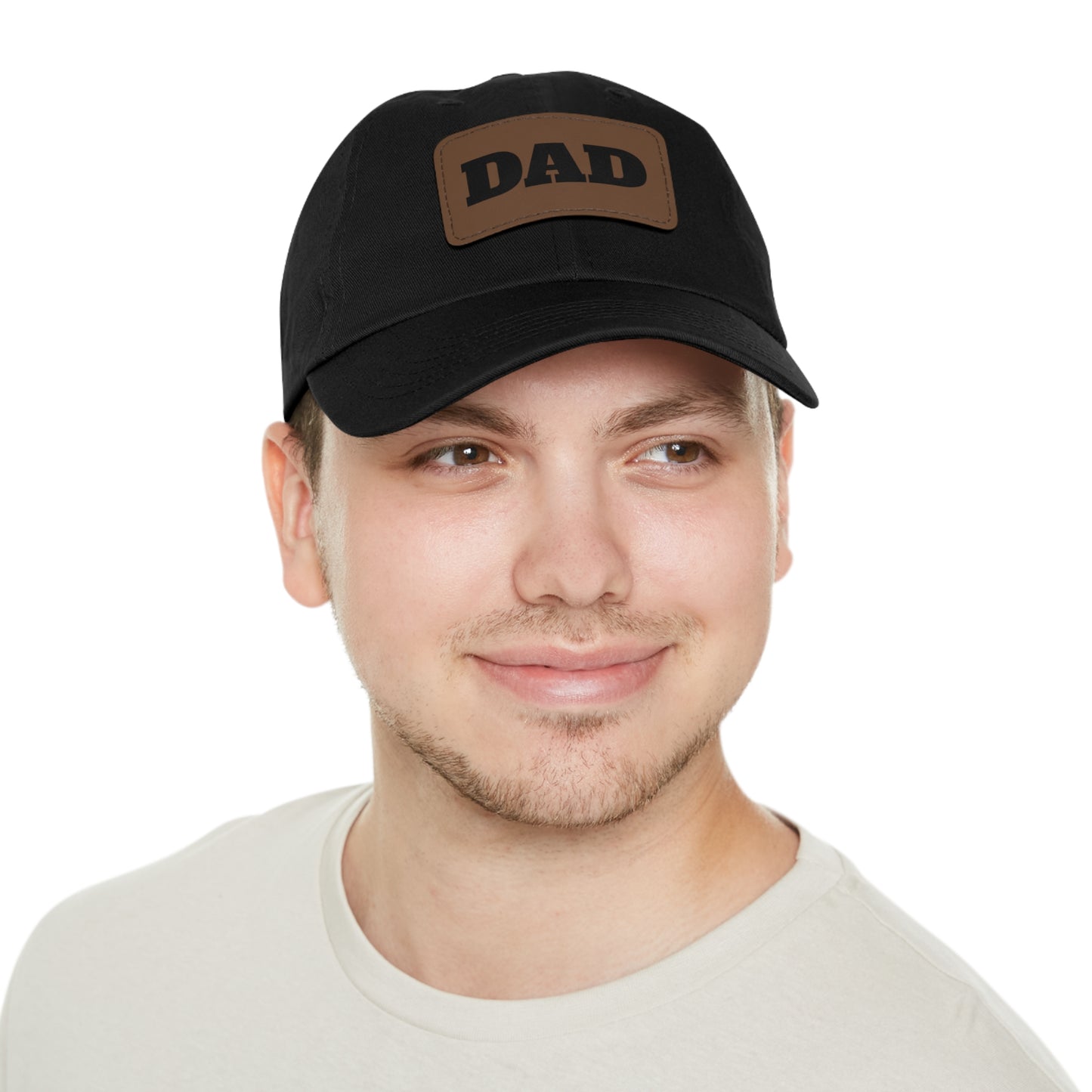 Stylish Dad Hat with Leather Patch – Adjustable Cap for Men | Perfect Father’s Day Gift