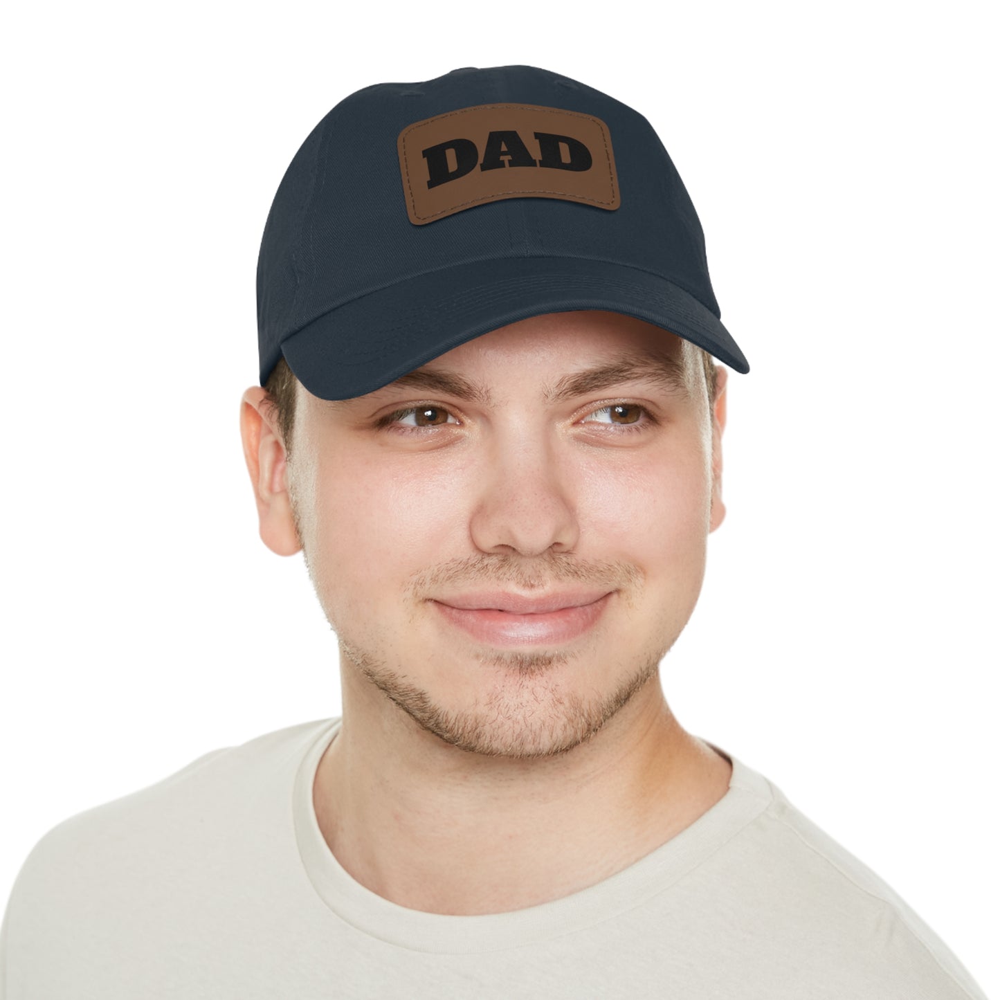 Stylish Dad Hat with Leather Patch – Adjustable Cap for Men | Perfect Father’s Day Gift