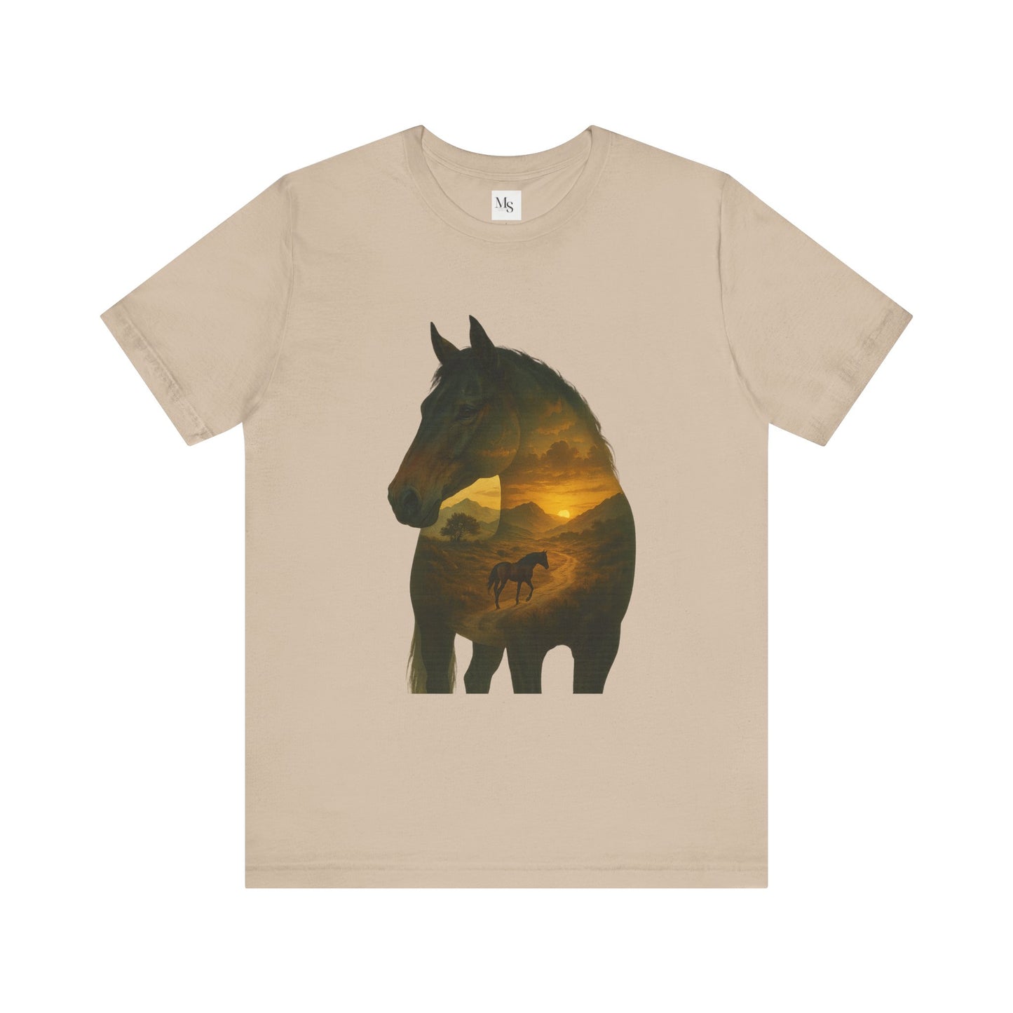 Warmblood horse- shilouette tee