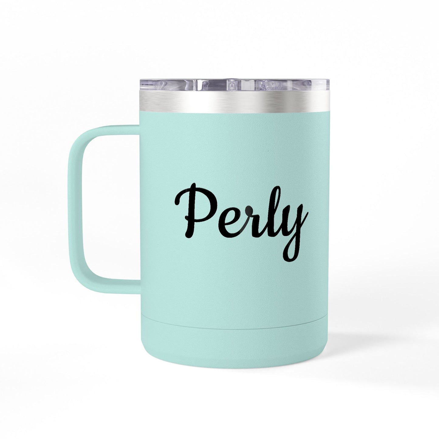 Personalized Insulated Coffee Tumbler – Custom Name 15oz Travel Mug