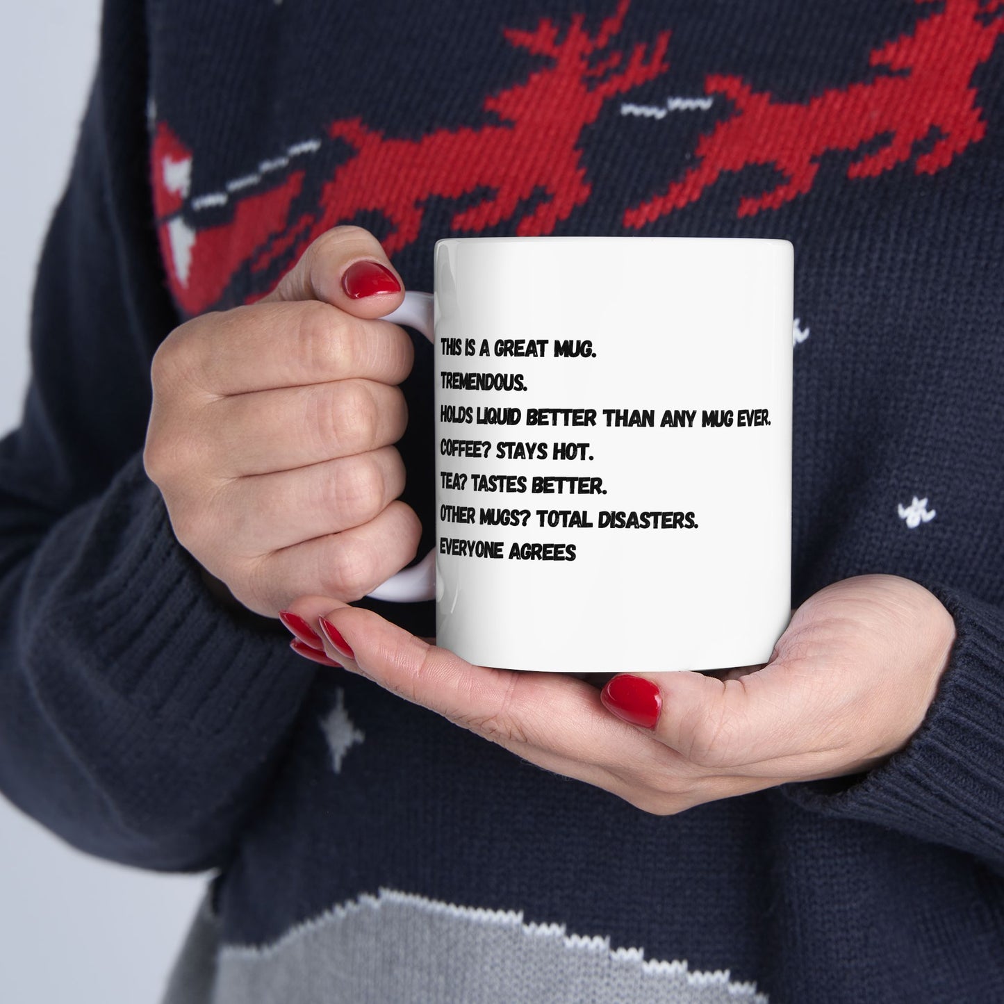 A tremendous mug