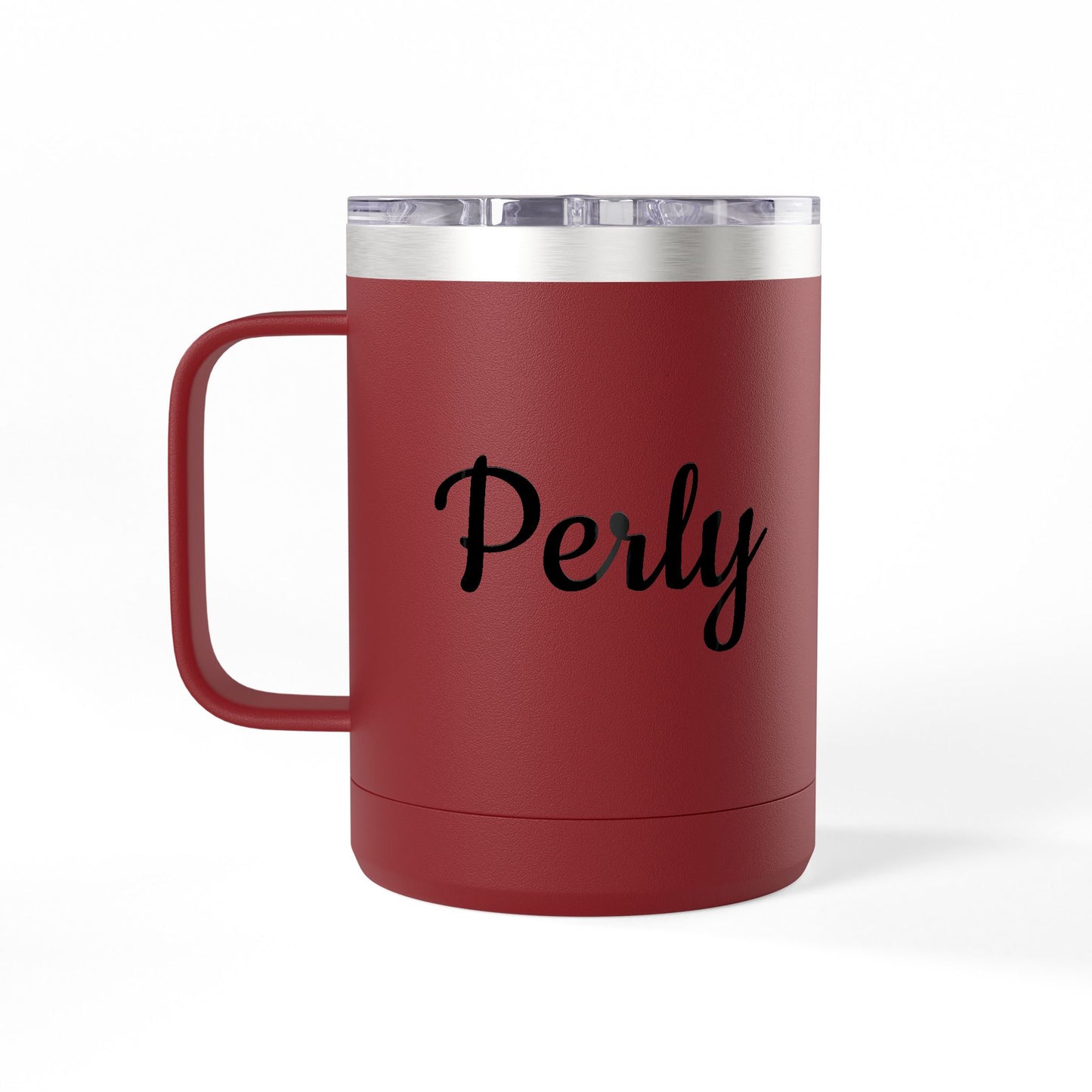 Personalized Insulated Coffee Tumbler – Custom Name 15oz Travel Mug