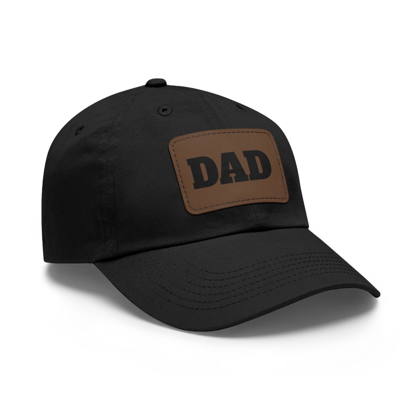 Stylish Dad Hat with Leather Patch – Adjustable Cap for Men | Perfect Father’s Day Gift