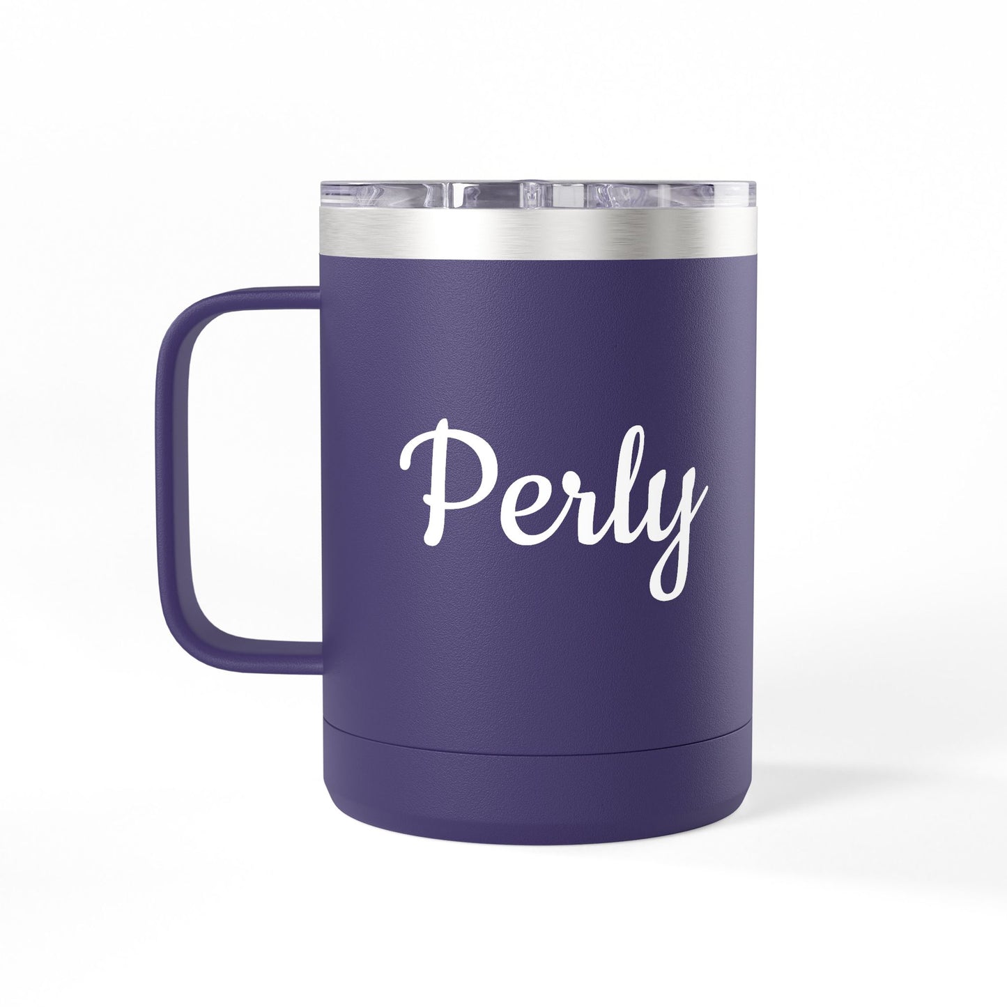 Personalized Insulated Coffee Tumbler – Custom Name 15oz Travel Mug