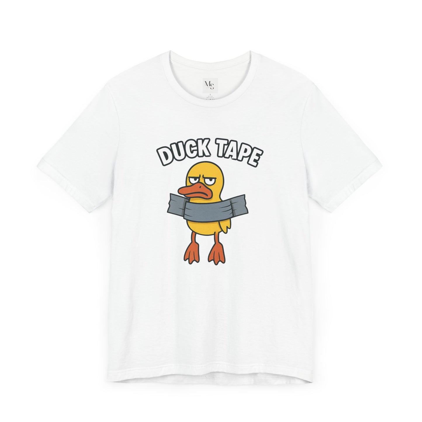 Duck Tape Pun T-Shirt – Airlume Cotton Funny Graphic for Casual Laughs