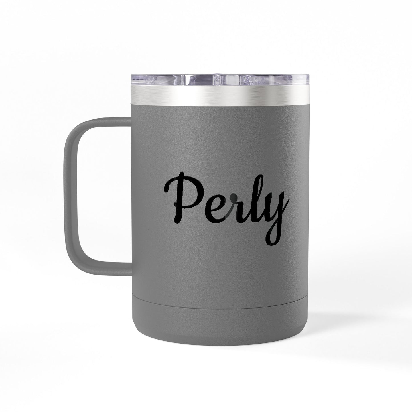 Personalized Insulated Coffee Tumbler – Custom Name 15oz Travel Mug
