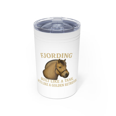 Fjord Horse Insulated Tumbler, 11oz - Travel Mug, Coffee Cup, Horse Lover Gift, Stainless Steel Tumbler
